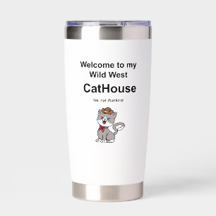 Whimsical Cat Insulated Tumbler