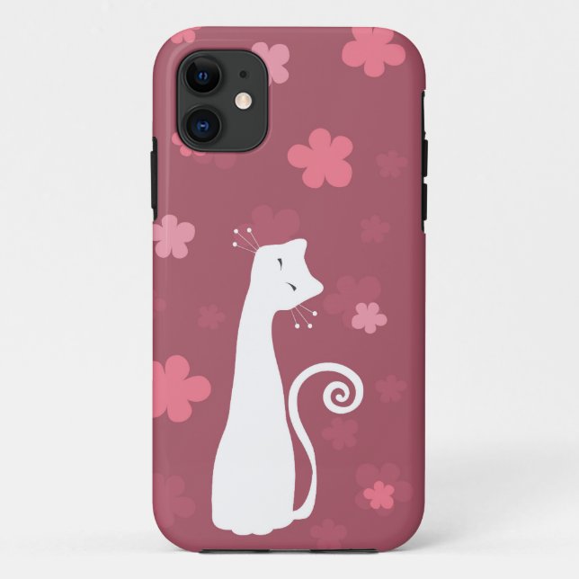 Whimsical Cat iPhone 5 Case (Back)