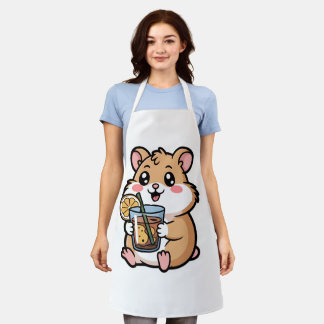 Whimsical Cat Kitchen Apron for Cat Lovers