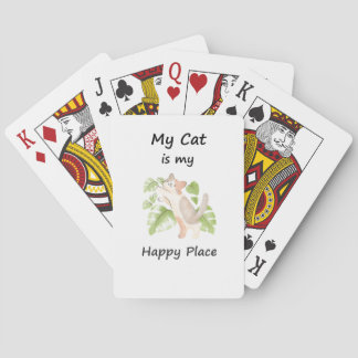 Whimsical Cat Poker Cards