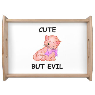 Whimsical Cat Serving Tray