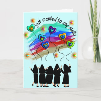 Whimsical Catholic Nun Greeting Cards