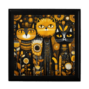 Whimsical Cats Gift Box