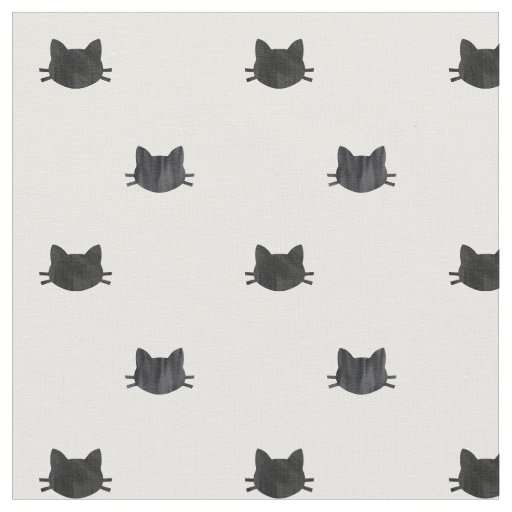 Whimsical Cats Pattern Fabric