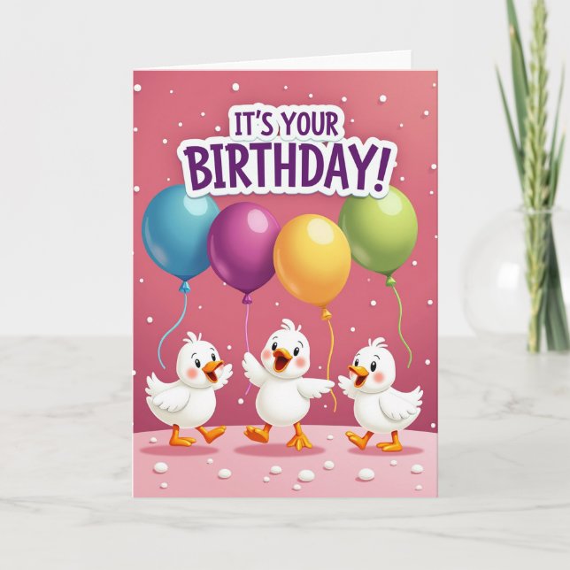 Whimsical Celebration Card (Front)