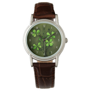 Whimsical Charming Clovers Watch