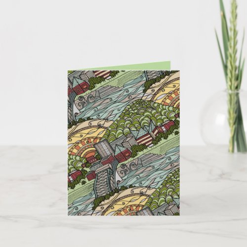 Whimsical Chattanooga Card