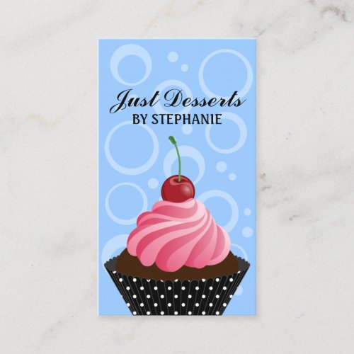 Cupcake Bakery Business Cards