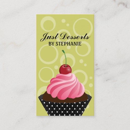 Cupcake Bakery Business Cards