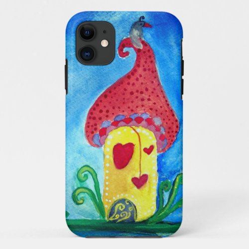 Whimsical Child Illustration iPhone SE  iPhone iPhone 11 Case