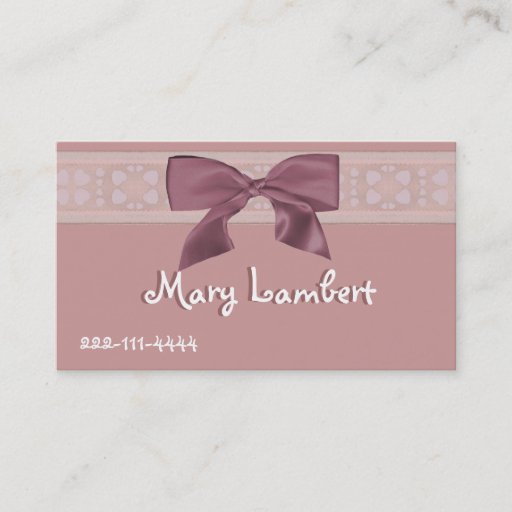Customizable Whimsical Children's Calling Card Business Card Template