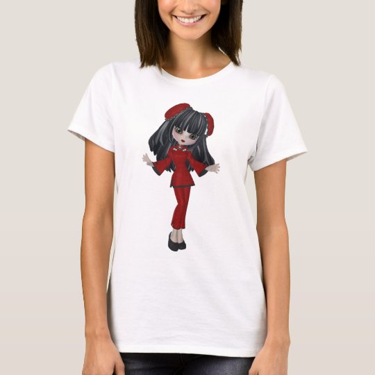 whimsical CHINA DOLL T-Shirt