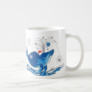 Whimsical Christmas Alaska Wildlife Coffee Mug