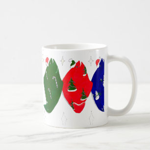 Whimsical Christmas Alaska Wildlife Coffee Mug