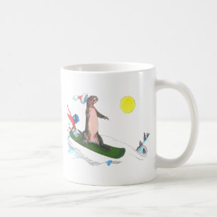 Whimsical Christmas Alaska Wildlife Coffee Mug