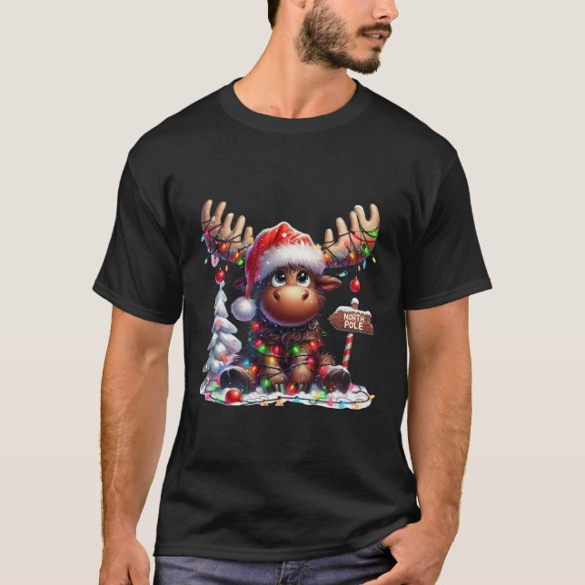 Whimsical Christmas Creatures T-Shirt (Front)