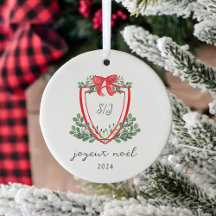 Whimsical Christmas Crest and Photo | Joyeux Noël