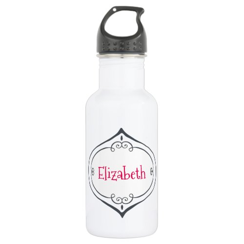 Whimsical Christmas Design Customized Water Bottle