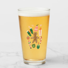 Whimsical Christmas Glass