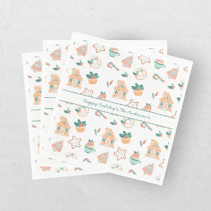 Whimsical Christmas Holiday Party Napkins