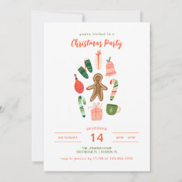 Whimsical Christmas Invitation