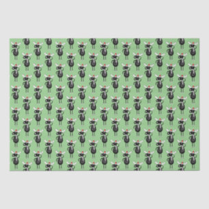 Whimsical Christmas Moose Tissue Paper