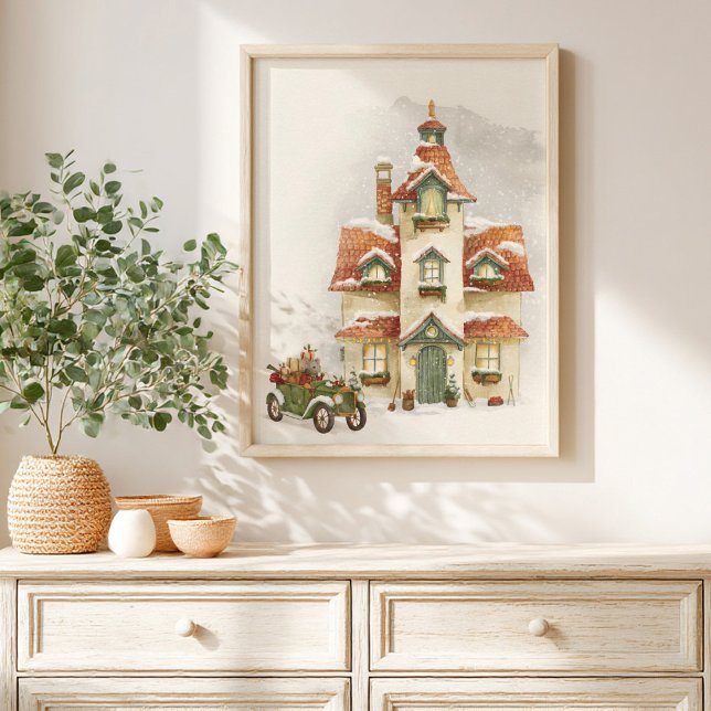  Whimsical Christmas Storybook kids Poster (Creator Uploaded)