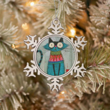 Whimsical Christmas Sweater Cat