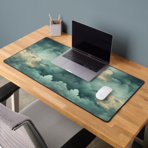 Whimsical Clouds of Yesteryear Desk Mat