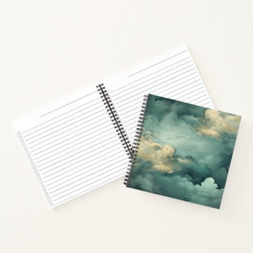 Whimsical Clouds of Yesteryear Notebook