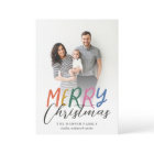 Whimsical Colorful Merry Christmas Full Photo