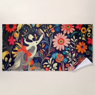 Whimsical Colorful Otomi Pattern