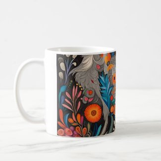 Whimsical Colorful Otomi Pattern 
