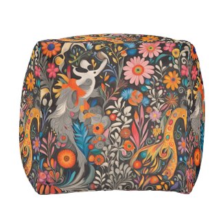 Whimsical Colorful Otomi Pattern