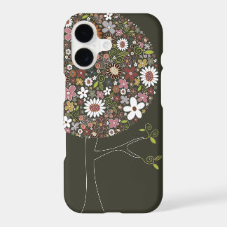 Whimsical Colorful Spring Flowers Pop Tree Nature iPhone 17 Case