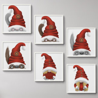 Whimsical Companions – Peel & Stick Wall Tile Set 