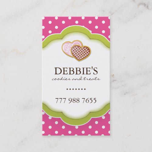 Whimsical Cookie Business Cards
