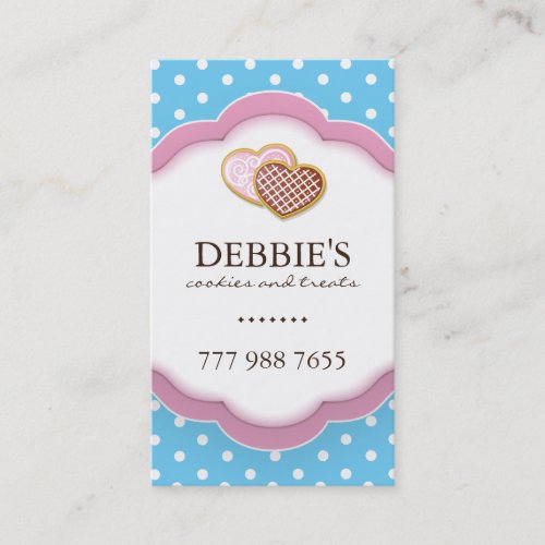 Whimsical Cookie Business Cards