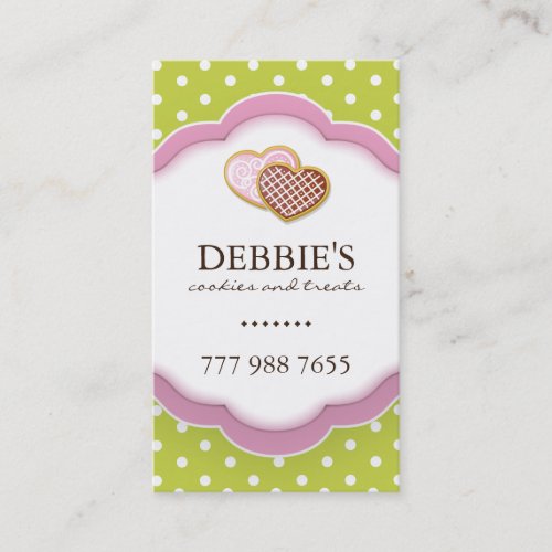 Whimsical Cookie Business Cards