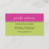 Whimsical Cookies Business Cards (Back)