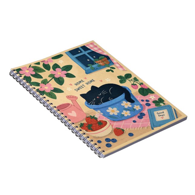 Whimsical Cottage Core inspired Notebook (Right Side)