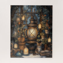 Whimsical Cozy Winter: Wizard's Retreat