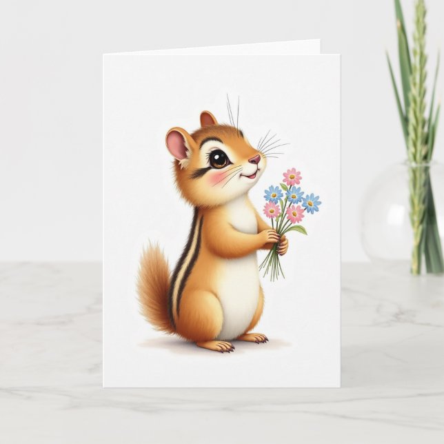 Whimsical Critter Mothers Day Card (Front)
