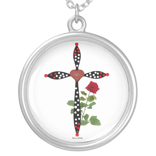 Whimsical Cross necklace (Front)