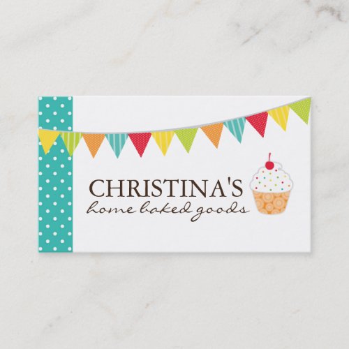 Whimsical Cupcake Artist Business Cards