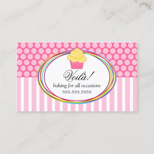 Cupcake Bakery Business Cards