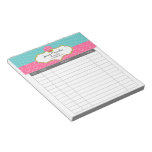 Whimsical Cupcake Bakery Receipts Notepad at Zazzle