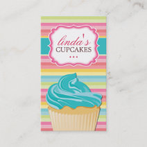 Whimsical Cupcake Business Cards