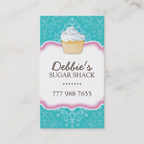 Whimsical Cupcake Business Cards