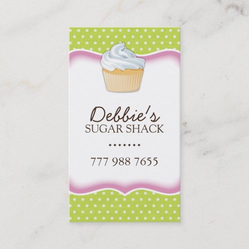 Whimsical Cupcake Business Cards